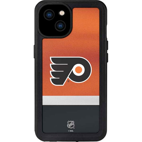 NHL Philadelphia Flyers Alternate Jersey iPhone 15 Plus Waterproof Case
